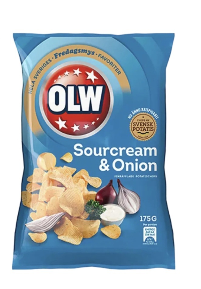 OLW Sour Cream & Onion 175 g