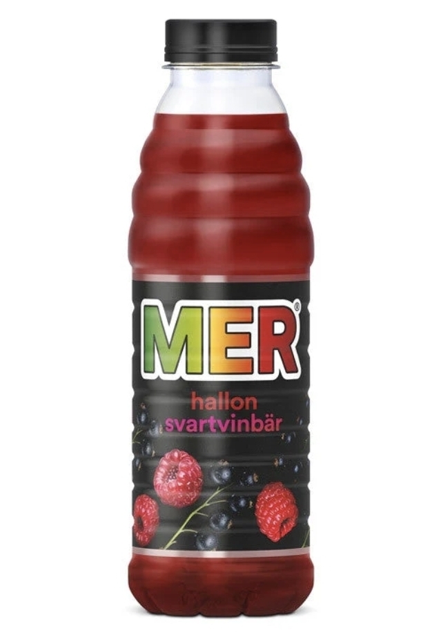 MER HALLON SVART VINBÄR 50cl