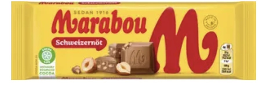 Marabou Schweizernöt 100g 