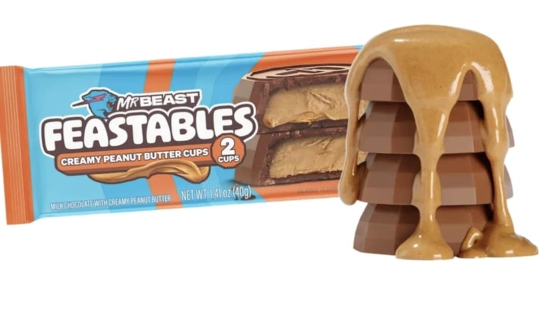 MrBeast Feastables Creamy Peanut Butter Cups 40g